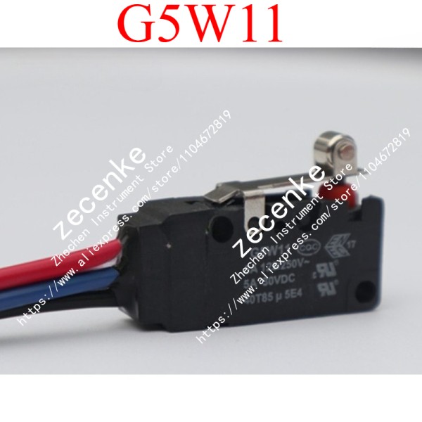 1개 새 G5W11 5A 30VDC 3선 NO NC 마이크로스위치 제품 이미지