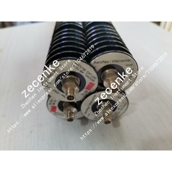 1PC 중고 Aeroflex Weinschel 48-10-11 고전력 RF 고정 감쇠기 10dB DC-18GHz 100W 3.5mm SMA 커넥터 제품 이미지