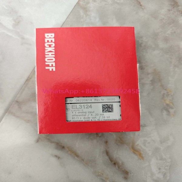 베케호프 EL3124 모듈, 4개 아날로그 입력, 4-20mA 차동 16비트 분해능, 85Ω + 다이오드 전압 제품 이미지