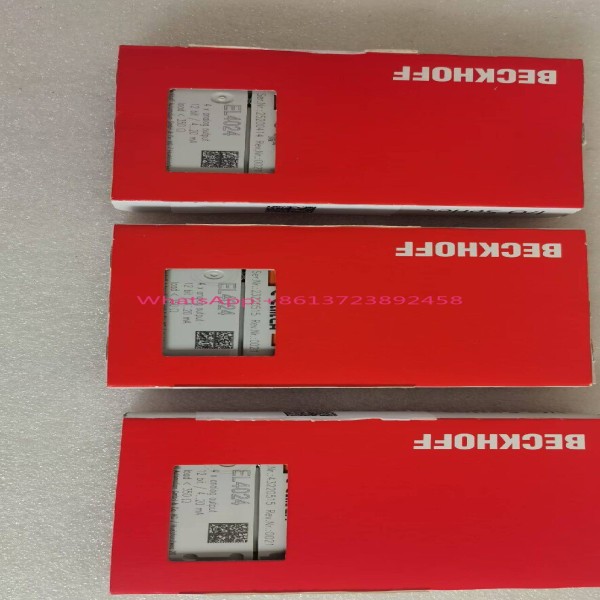 코드가 있는 BECKHOFF EL4024, Beifu PLC 모듈 가 있습니다. 제품 이미지