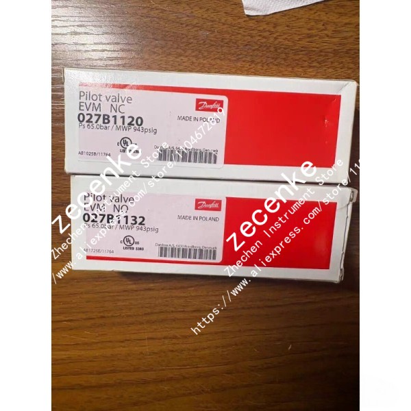 1PC- Danfoss 027B1120 파일럿 밸브, EVM- 새 제품 제품 이미지