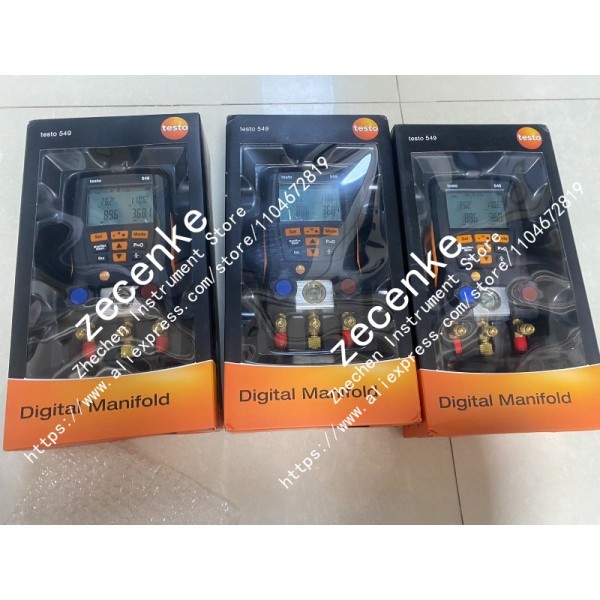 HVAC 0560 1PC Testo 549 디지털 매니폴드 게이지 2 밸브 시스템 제품 이미지