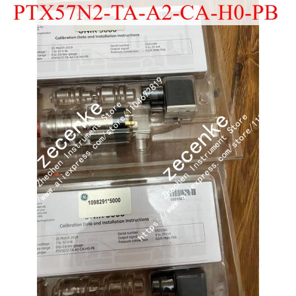 1PC 신품 PTX57N2-TA-A2-CA-H0-PB 압력 센서 0 ~ 1.6bar 게이지 1098291 6000 제품 이미지