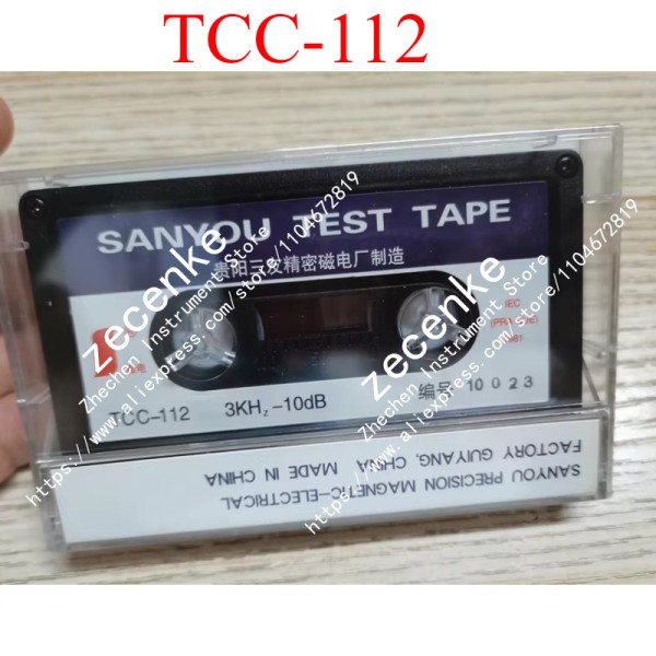 1PC TCC-112 테스트 테이프 플러터 및 속도 3KHZ - 10DB Nice 제품 이미지