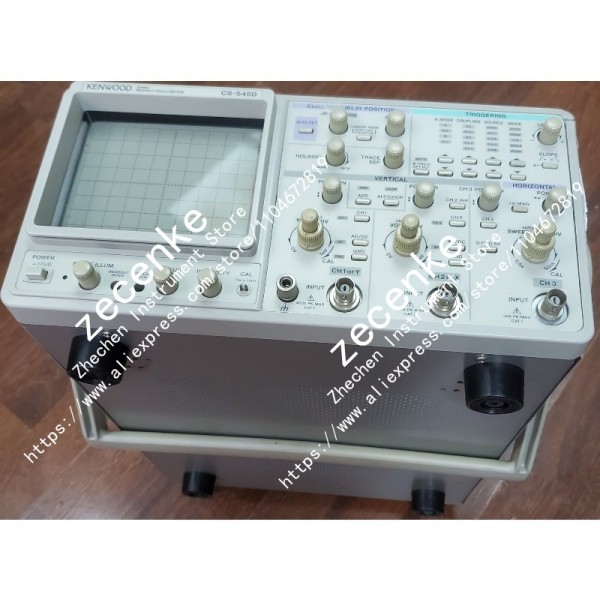1PC 중고 KENWOOD CS-5400, 100MHz 대역폭, 3채널 아날로그 오실로스코프 상태 양호 제품 이미지