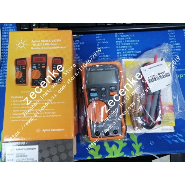 1PC 새 제품 Keysight AGILENT U1233A DMM HH 3 12 디지털 멀티미터 제품 이미지