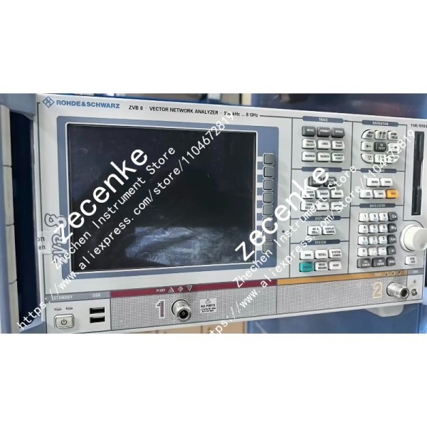 Rohde&Schwarz R&S ZVB8 네트워크 분석기 300KHz~8GHz 2포트 패널, 전면 프레임 제품 이미지
