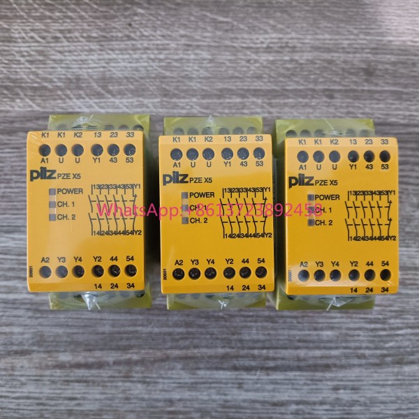 신품 PILZ X5 24VDC 안전 릴레이 주문번호 774595 제품 이미지