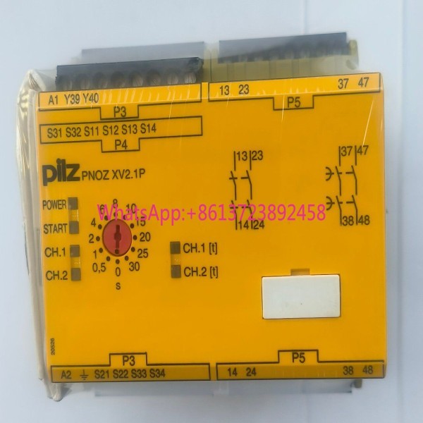 PILZ PNOZ XV2.1P 안전 릴레이 모델 7775 제품 이미지