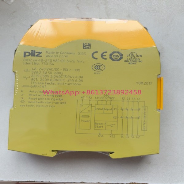 PILZ Pilz Relay S4 750134 신품 AC 전기 제품 제품 이미지