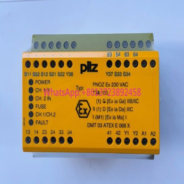 PILZ PNOZ Ex 230VAC 안전 릴레이 모델 774100 제품 이미지
