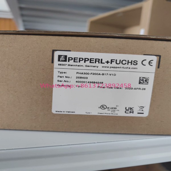 페퍼롤+푸흐스 PHA300-F200A-B17-V1D 인 제품 이미지