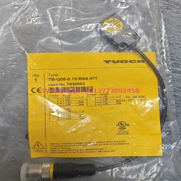 TURCK 근접 스위치 TB-Q08-0.15-RS4.47T 고품질 제품 이미지