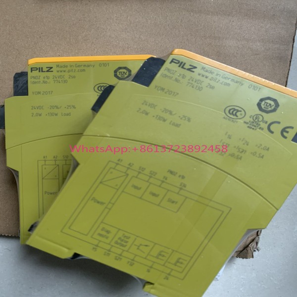 필츠 안전 릴레이 PNOZ e1p, 독일 제조. 모델 774130, 24VDC 지원, 최대 부하 2.0W, 고품질 제품 이미지