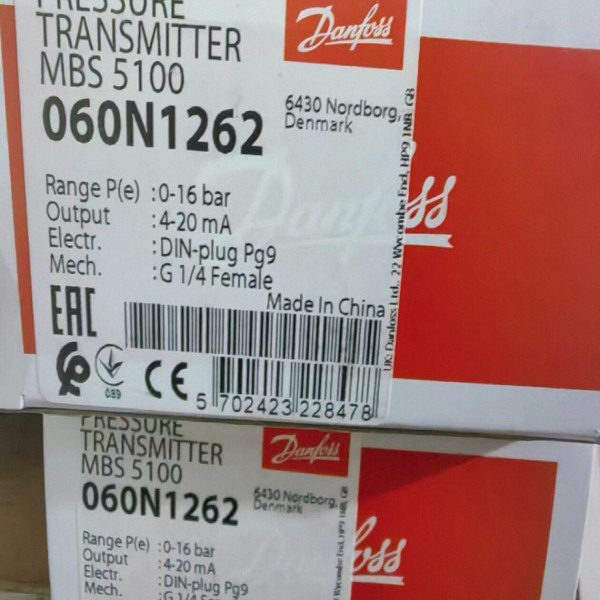 모델 060N1262 신품 Danfoss 압력 센서 MB 제품 이미지