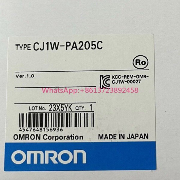 Omron CJ1W-PA205C는 신품 제품으로 가 있습니다 제품 이미지