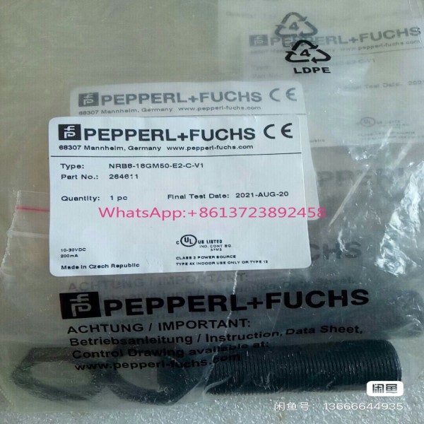 신품 Pepperl + Fuchs 제품 NRB8-18GM50-E2-C-V1 제품 이미지