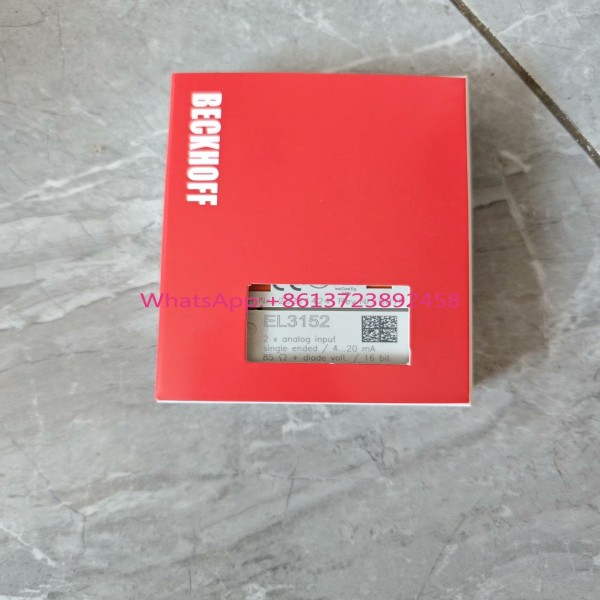베코프 EL3152 모듈, 새 제품, 2개 아날로그 입력, 단일 포트, 4..20mA, 85Ω + 다이오드 전압, 16비트 정밀도 제품 이미지