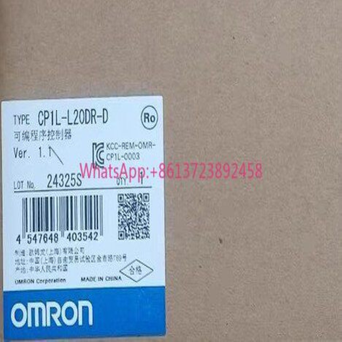 Omron CP1L-L20DR-D는 새 제품이며 제품으로 가 있습니다 제품 이미지