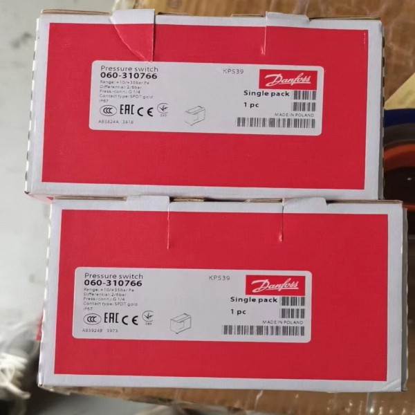 모델 060-310766 신품 Danfoss 압력 스위치 킨 스톡 제품 이미지