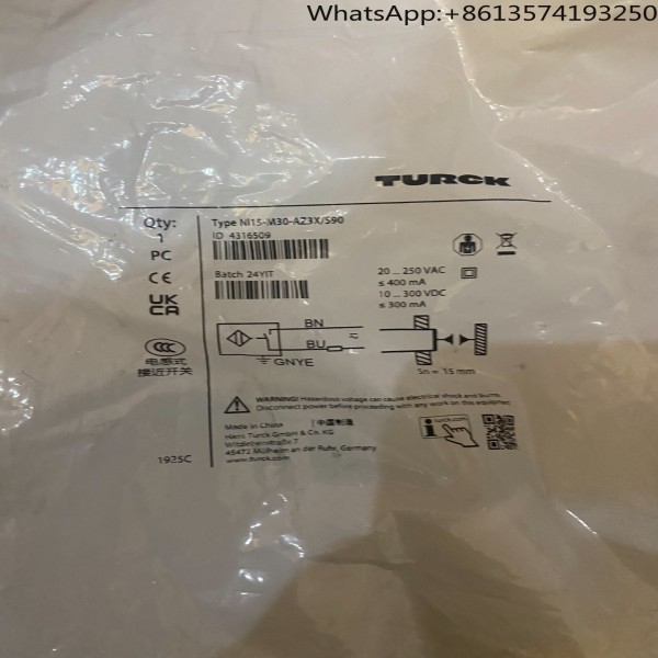 TURCK NI15-M30-AZ3XS90 근접 스위치 제품 이미지