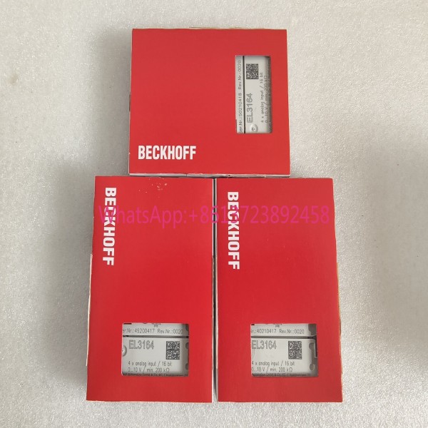 코드가 있는 BECKHOFF EL3164, 독일 Beckhoff 모듈, 형. 제품 이미지