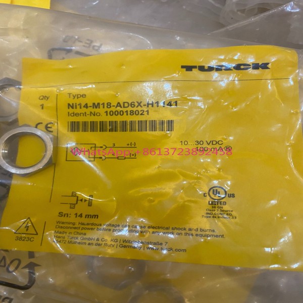 TURCK Ni14-m18-ad6x-h1141 새제품 제품 이미지