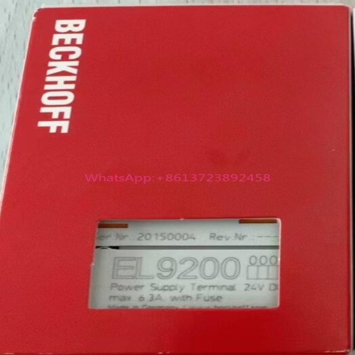 Beckhoff 모듈 EL9200은 새롭고 독창적이며 고품질입니다 제품 이미지