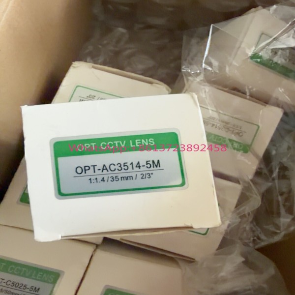 OPT 산업용 렌즈 OPT-AC3514-5M, 500만 화소, 초점거리 35mm 제품 이미지