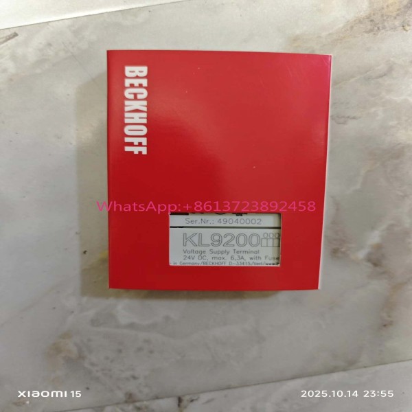 Beckhoff KL9200 전원 모듈, 24V DC, 최대 6.3A, 보험 포함 제품 이미지