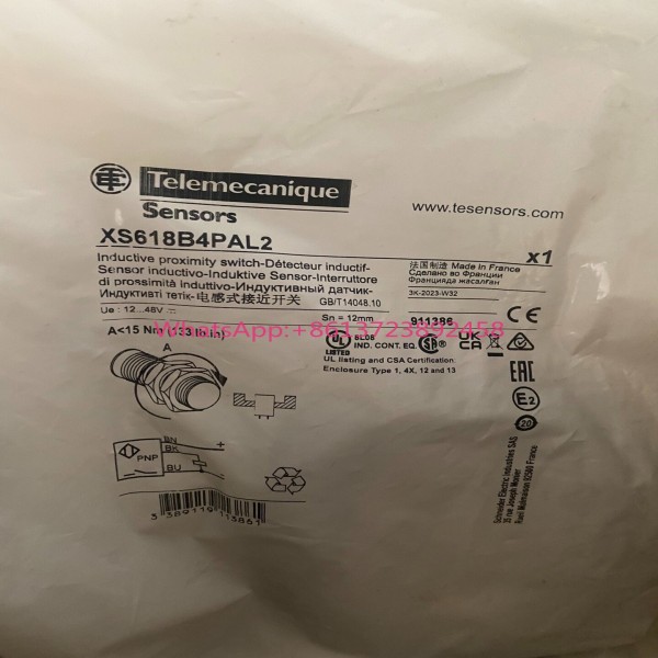 XS618B4PAL2 슈나이더 유도형 근접 스위치, 새 제품 제품 이미지