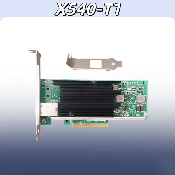 단일 포트 이더넷 변환 네트워크 어댑터, 인터페이스 위에 X540-T1, RJ45 PCI-E X8 제품 이미지