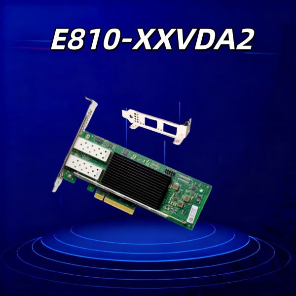 E810-XXVDA2 이더넷 네트워크 어댑터, 듀얼 SFP28 포트, Pcie 4.0x8, 10, 25G 카드 NIC, 윈도우, 리눅스 지지대, 제품 이미지