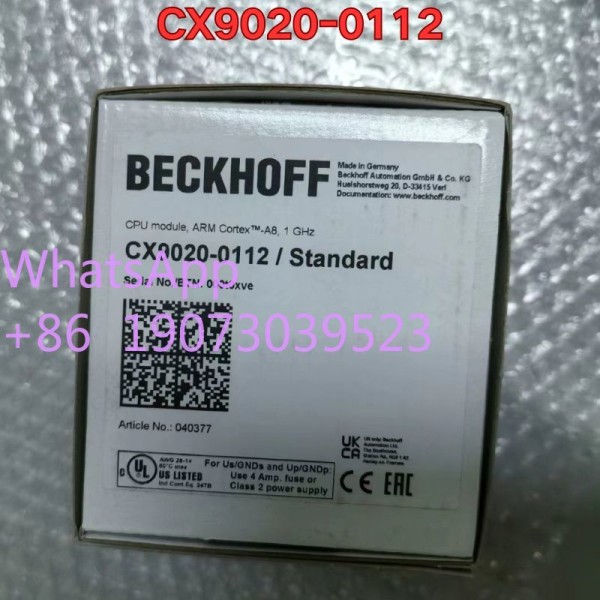 신품 Beckhoff 모듈 CX9020-0112 제품 이미지