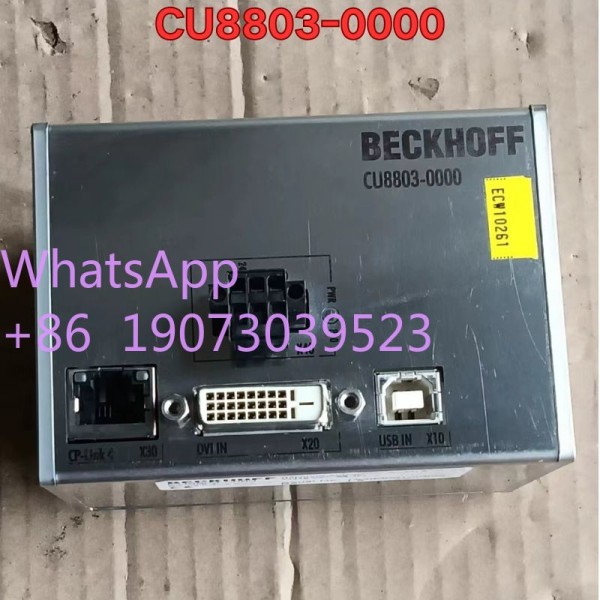 중고 Beckhoff 모듈 CU8803-0000 기능 테스트는 정상입니다 제품 이미지