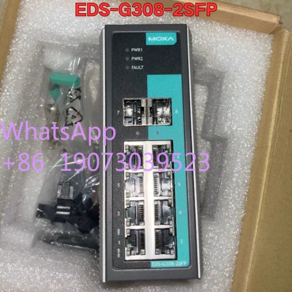 신품 Mosa EDS-G308-2SFP 기가비트 산업용 이더넷 스위치 제품 이미지