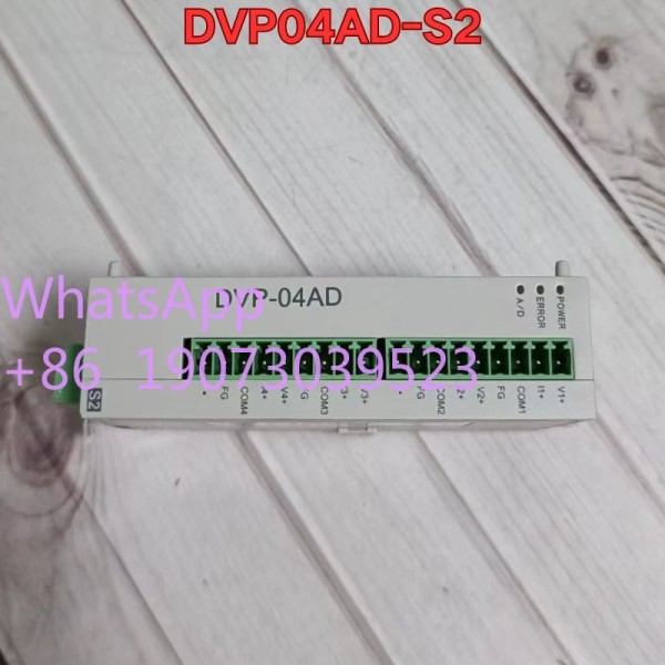 중고 PLC 모듈 DVP04AD-S2 기능 테스트는 정상입니다 제품 이미지