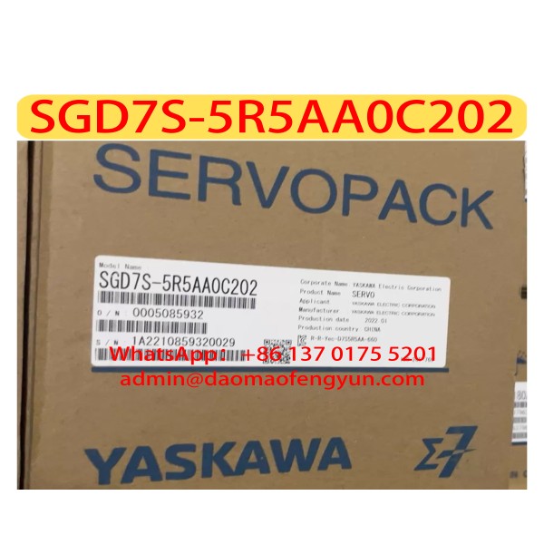 SGD7S-5R5AA0C202 신품 서보 드라이브 , 제품 이미지