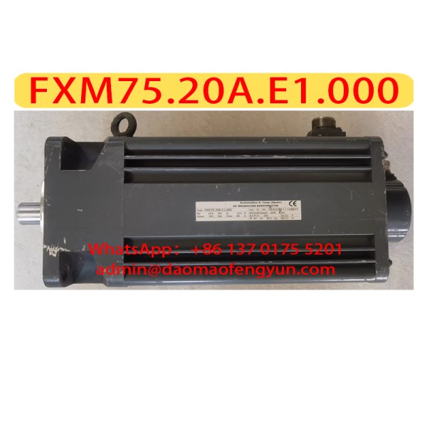 FXM75.20A.E1.000 중고 서보 모터, 테스트 통과 후 준비 제품 이미지