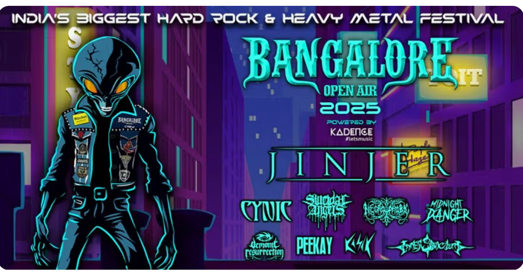 Banner for Bangalore Open Air 2025
