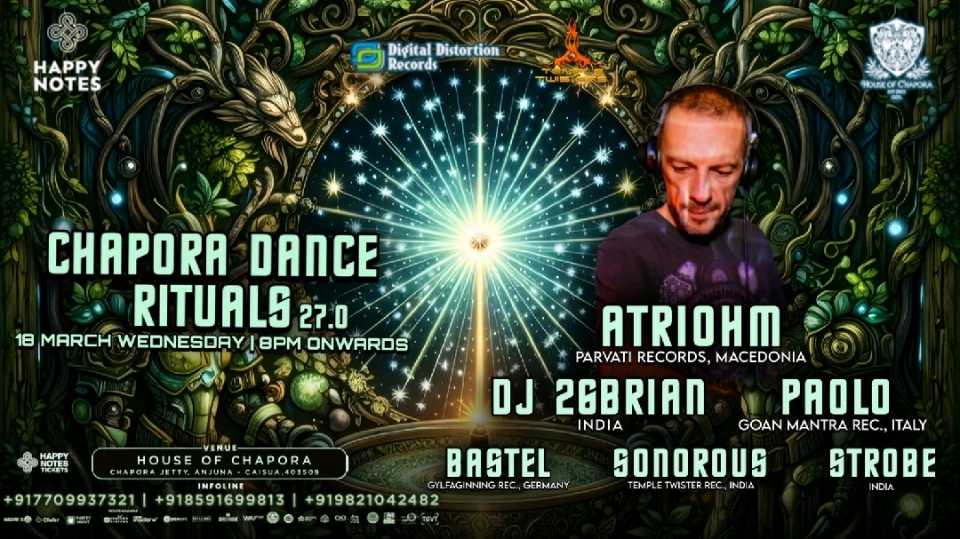 Banner for Atriohm Live In GOA