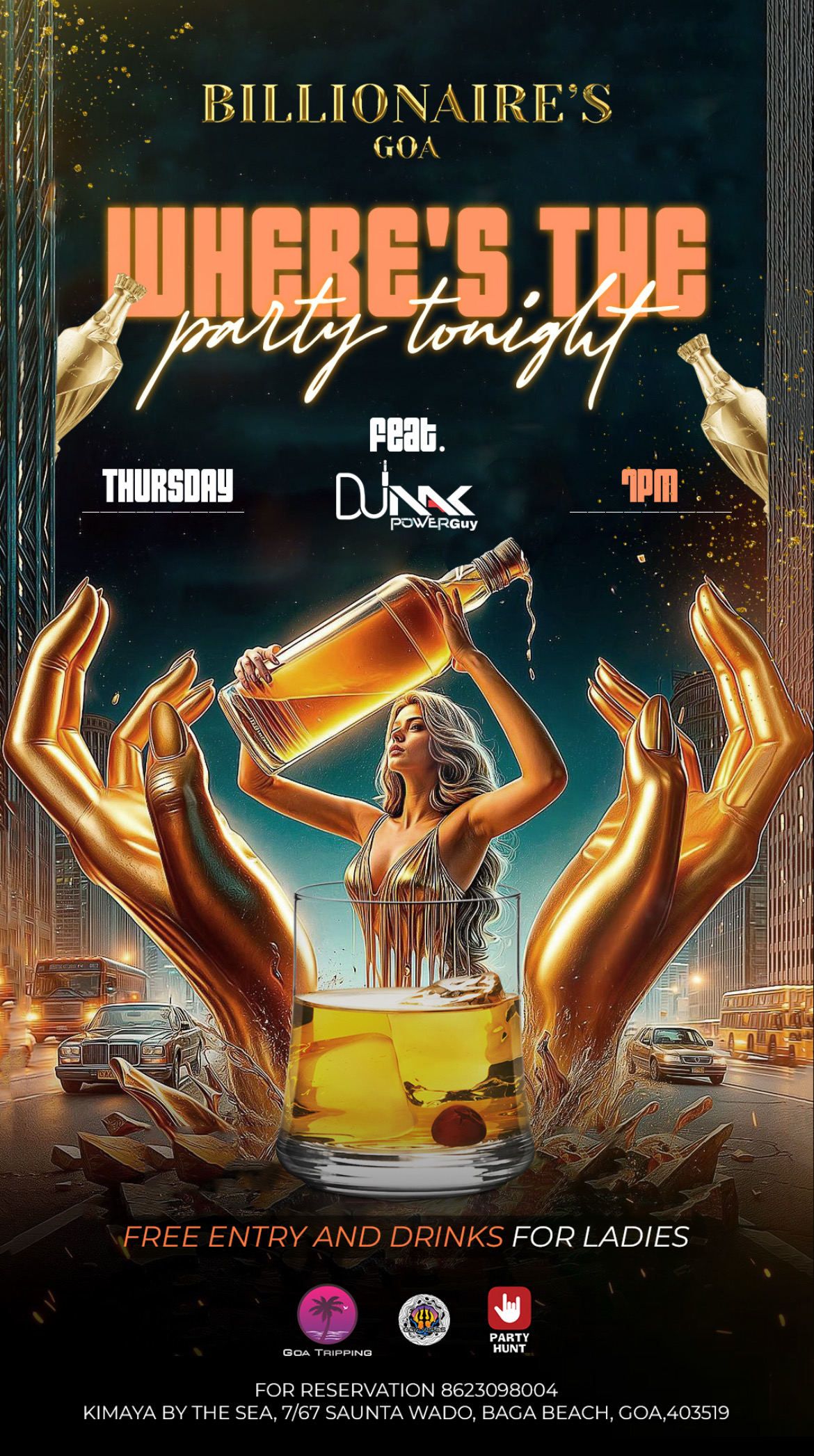 Banner for Where’s The Party Tonight