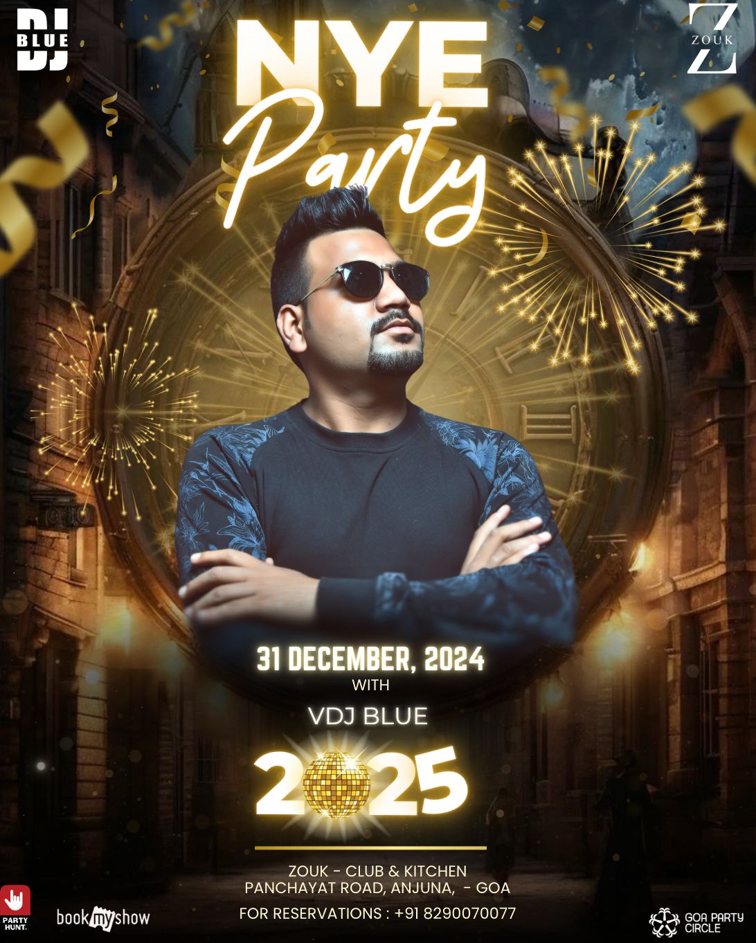 Banner for 2025 NYE PARTY