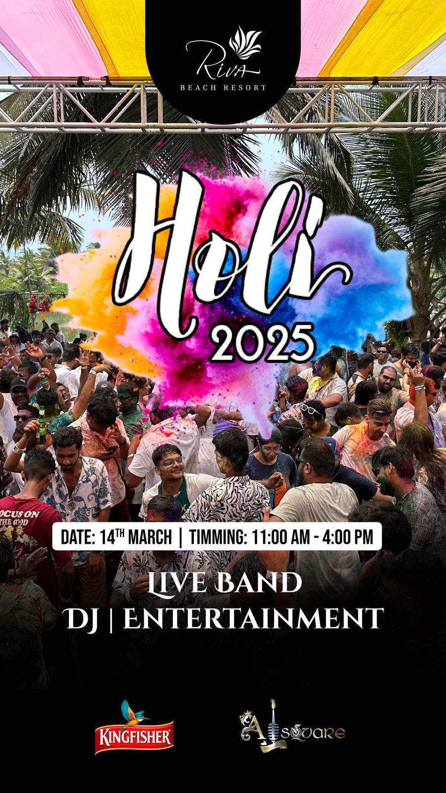 Banner for Riva Holi Fest 2025