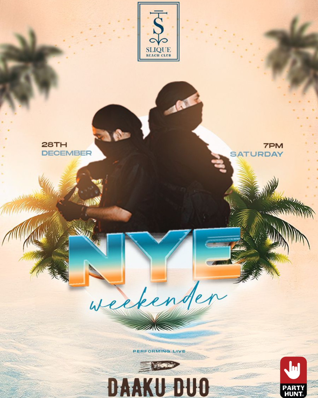 Banner for NYE Weekender