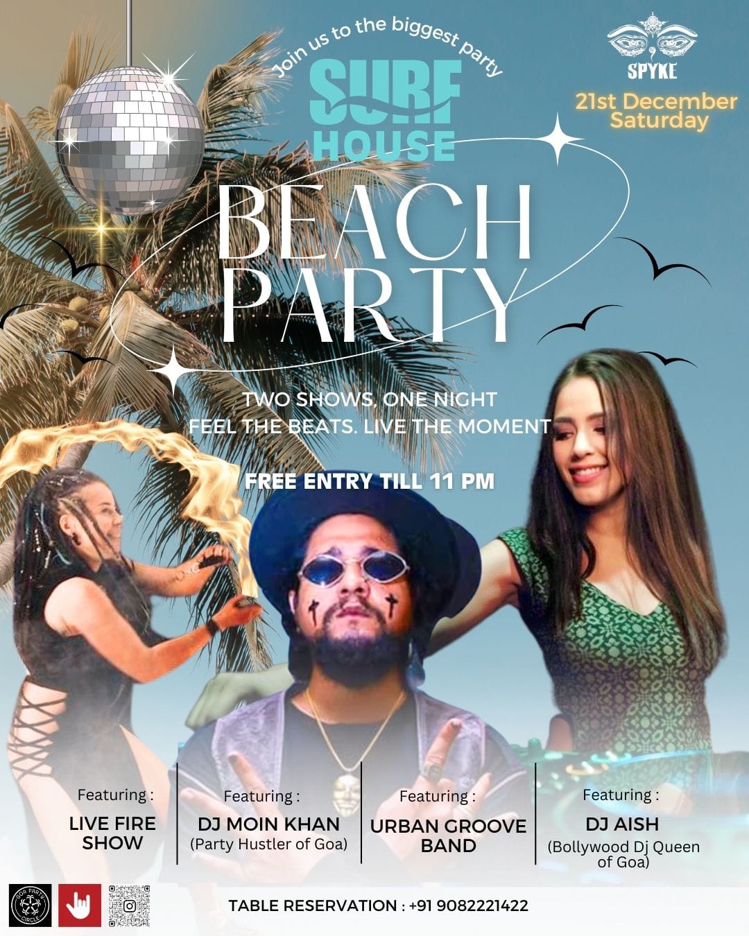 Banner for SURF HOUSE BEACH PARTY