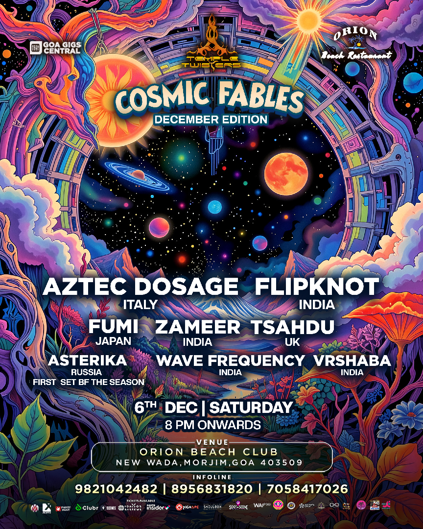Banner for OpenAir Beach Party CosmicFables