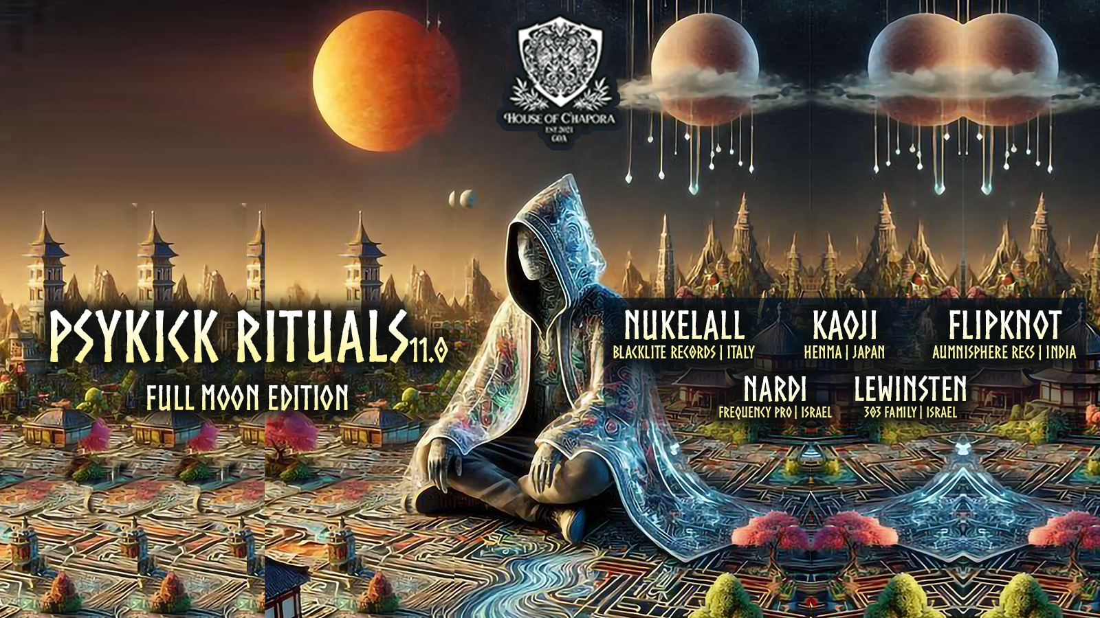 Banner for Psykick Full Moon Party