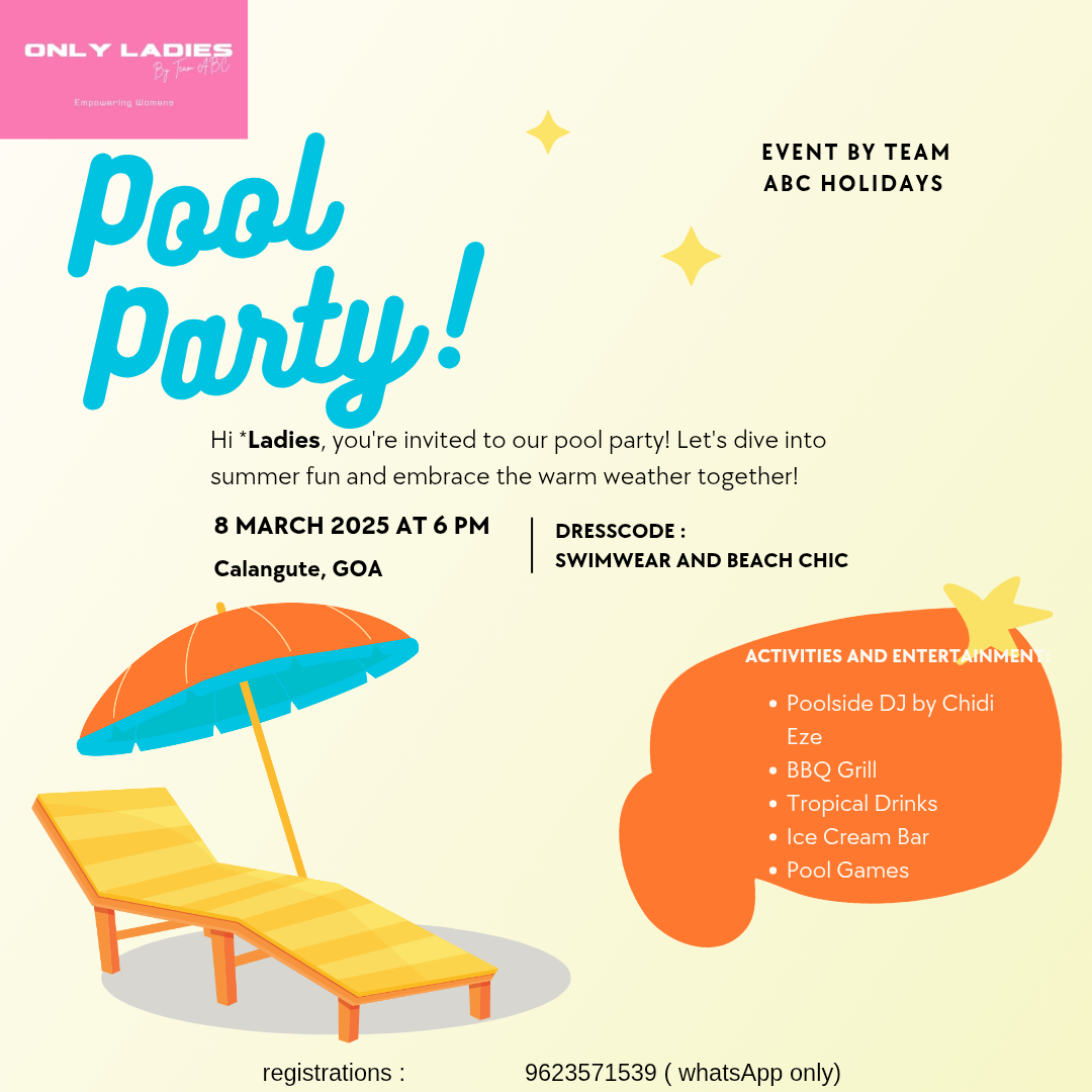 Banner for Women's Pool Party