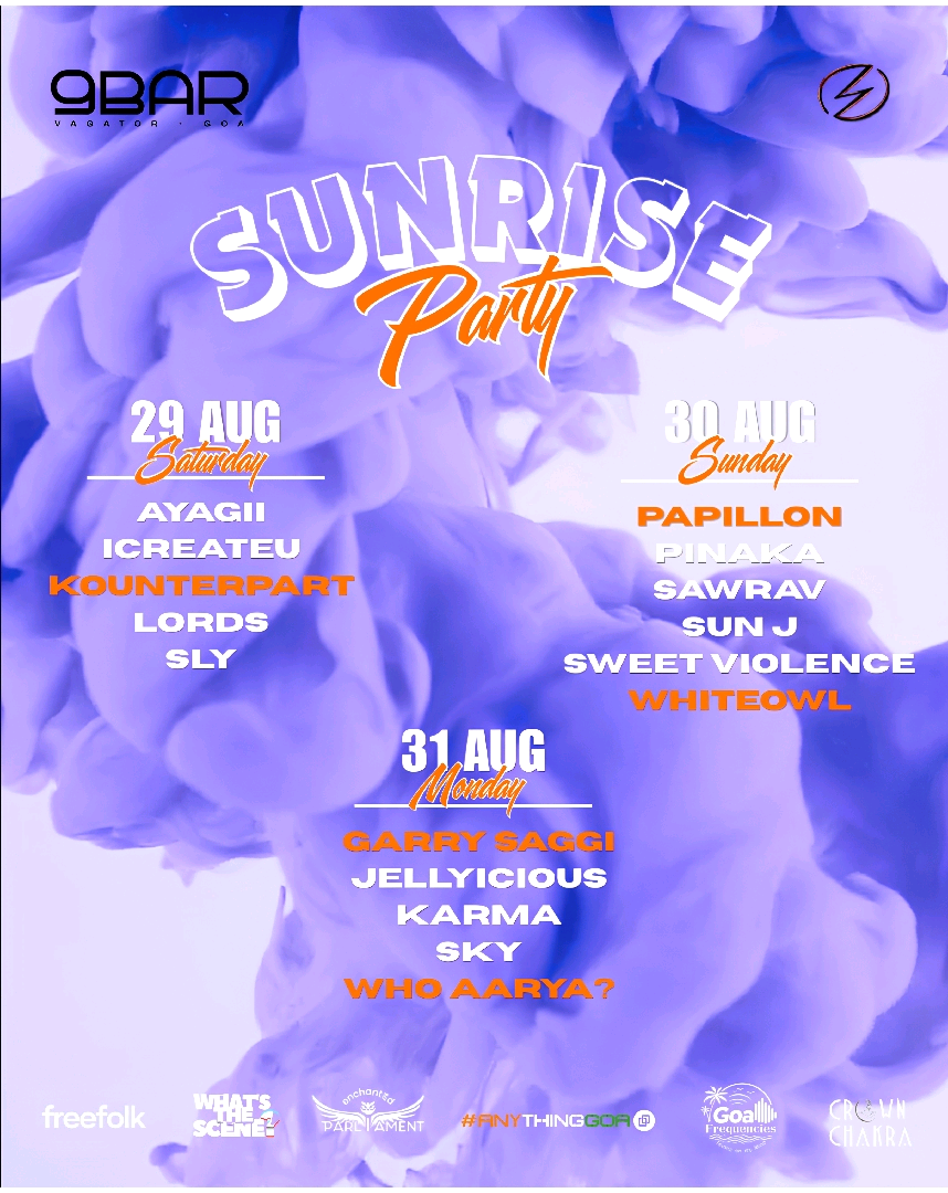 Banner for Sunrise Party